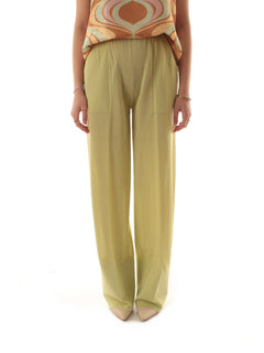 Circus Hotel pantalone in maglia con lurex da donna peppermint