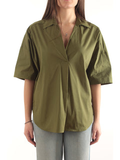 Iblues camicia da donna verde militare