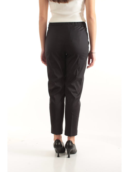 Iblues pantaloni semiaderenti da donna nero
