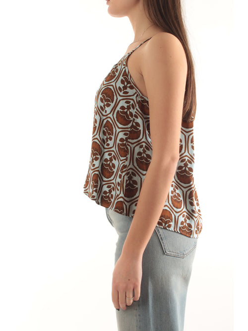 Iblues top arricciato da donna multicolor