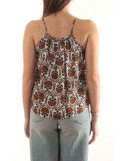 Iblues top arricciato da donna multicolor