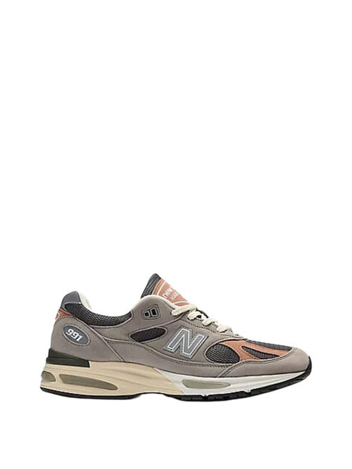 New Balance sneaker made in UK 991v2 da uomo elephant skin/cork