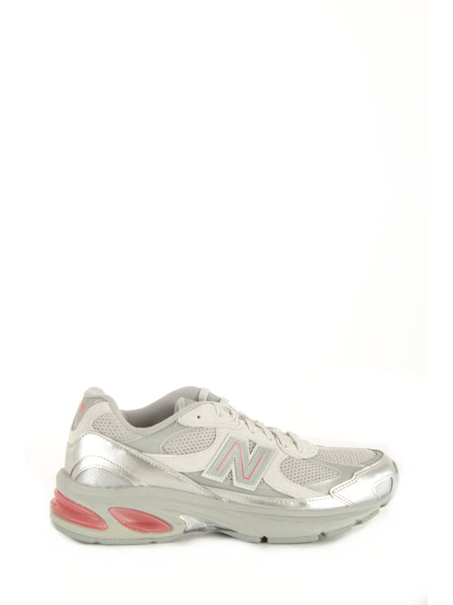 New Balance sneaker 2010 da uomo silver/red