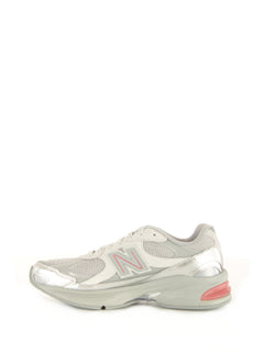 New Balance sneaker 2010 da uomo silver/red