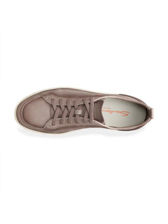 Santoni sneaker in nabuk da uomo beige