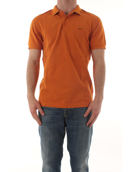 Sun 68 polo vintage da uomo rust