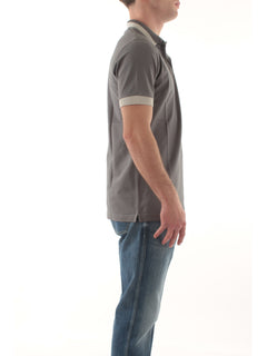 Sun 68 polo big stripe on collar da uomo inchiostro
