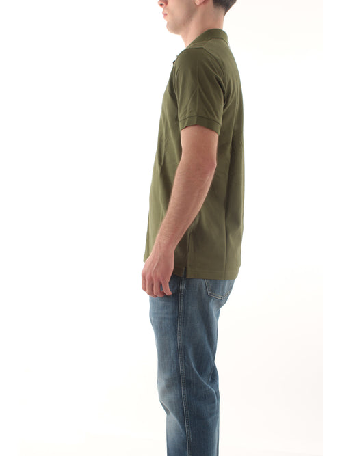 Sun 68 polo print under collar da uomo verde