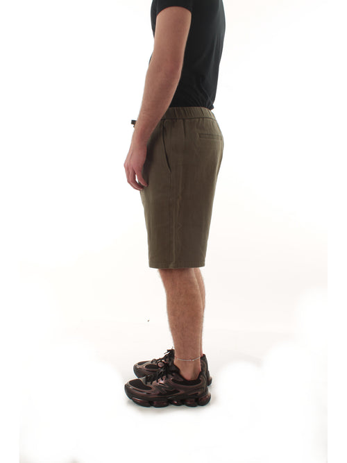 Sun 68 bermuda coulisse in lino da uomo verde