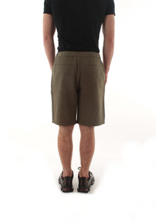 Sun 68 bermuda coulisse in lino da uomo verde