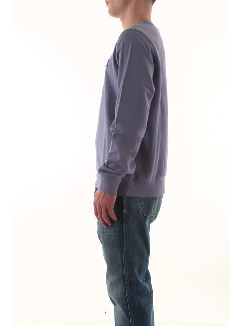 Sun 68 round vintage felpa da uomo lilla