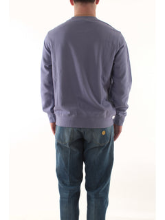 Sun 68 round vintage felpa da uomo lilla
