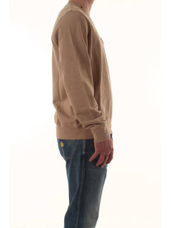 Sun 68 round vintage felpa da uomo stone