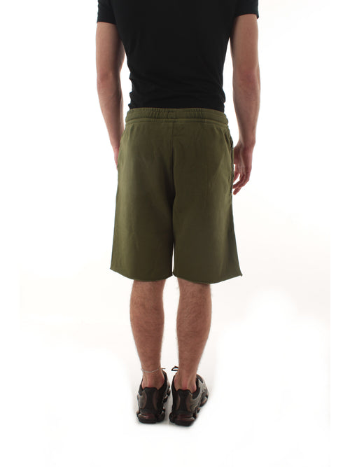 Sun 68 bermuda vintage broken in cotone da uomo verde