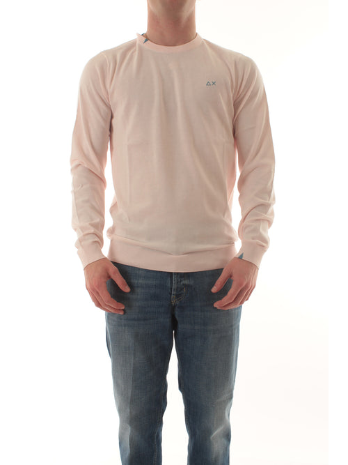 Sun 68 maglia basic da uomo rosa