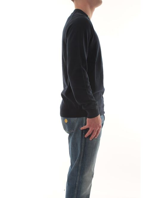 Sun 68 maglia basic da uomo navy blue