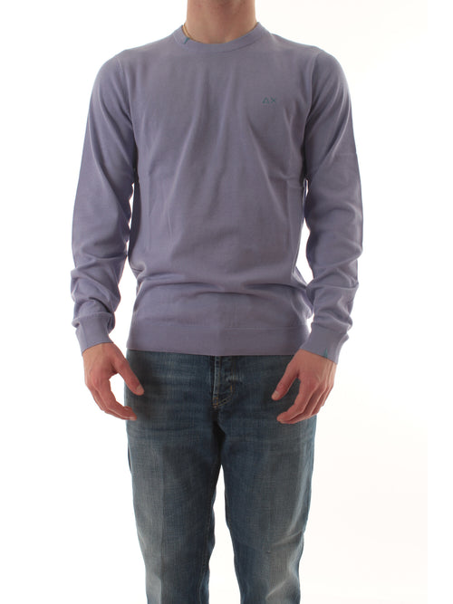 Sun 68 maglia basic da uomo lilla