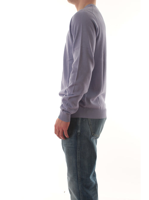 Sun 68 maglia basic da uomo lilla