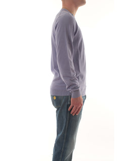 Sun 68 maglia basic da uomo lilla