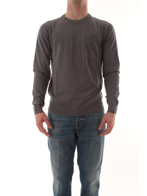 Sun 68 maglia basic da uomo inchiostro