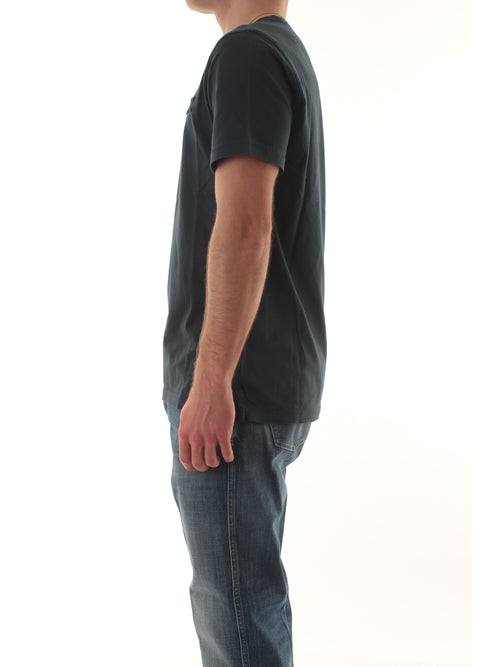 Sun 68 T-shirt vintage broken da uomo navy blue