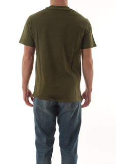 Sun 68 T-shirt vintage broken da uomo verde