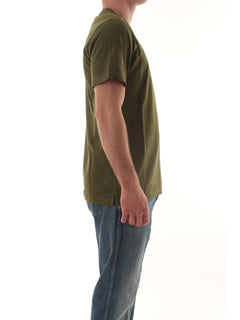Sun 68 T-shirt vintage broken da uomo verde