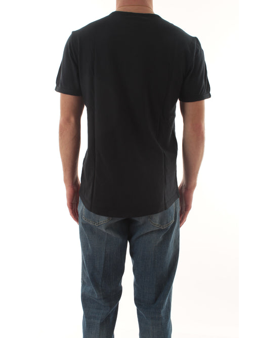 Sun 68 T-shirt jersey slub da uomo navy blue