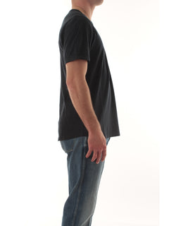 Sun 68 T-shirt jersey slub da uomo navy blue