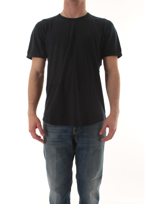 Sun 68 T-shirt jersey slub da uomo navy blue