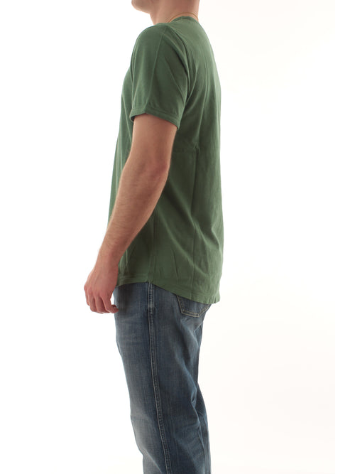 Sun 68 T-shirt jersey slub da uomo muschio