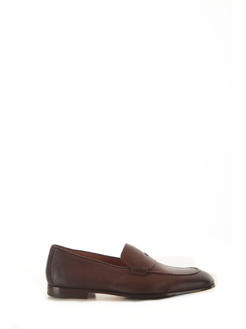 Doucal's Mocassino in pelle marrone da uomo