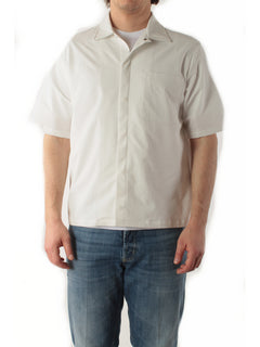 Herno camicia in seer-crease da uomo bianco