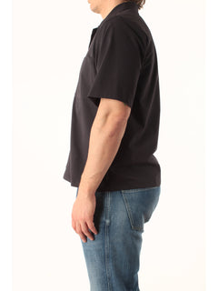 Herno camicia in seer-crease da uomo blu