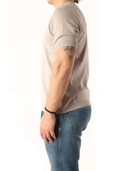 Herno T-shirt in jersey da uomo beige