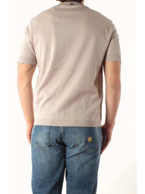 Herno T-shirt in jersey da uomo beige