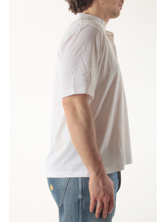 Herno polo in jersey crepe da uomo bianco