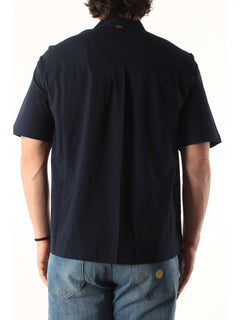 Herno polo in jersey crepe da uomo blu