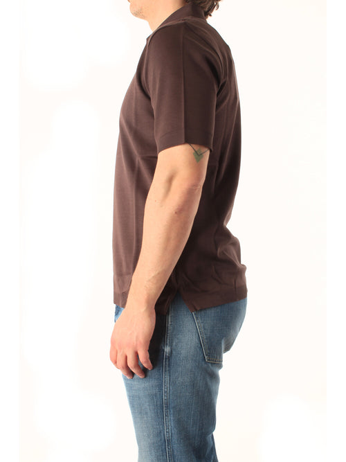 Herno polo in cotone regular fit da uomo moro