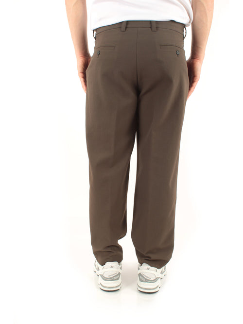 Herno pantalone in fresh crinkled woven da uomo verdone