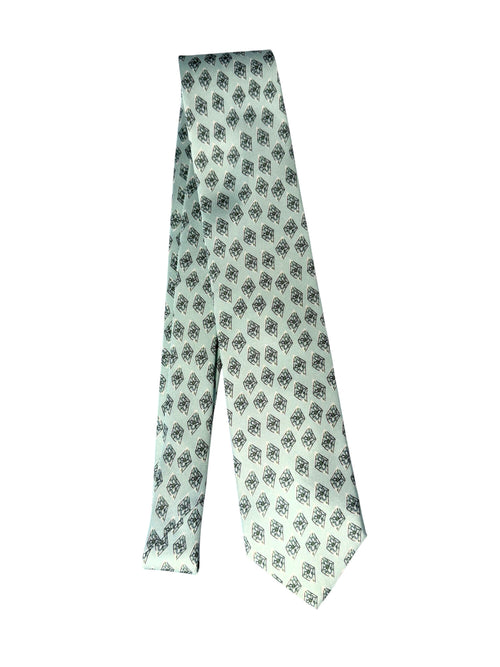 Fefè cravatta da uomo 3 pieghe menta