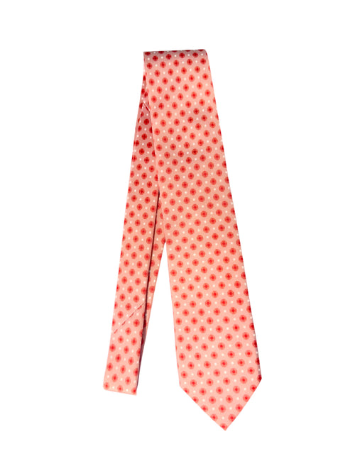 Fefè cravatta da uomo 3 pieghe salmone