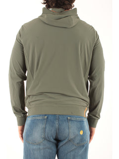 RRD- Roberto Ricci Designs soft touch hood zip da uomo fern green