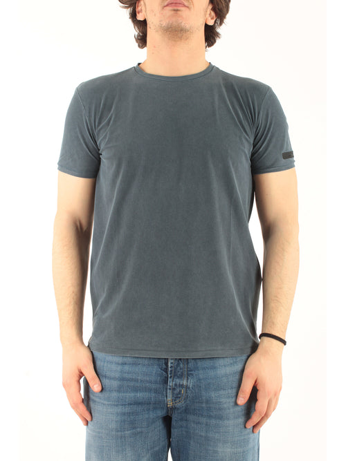 RRD- Roberto Ricci Designs TECHNO WASH PIQUE SHIRTY da uomo blue black