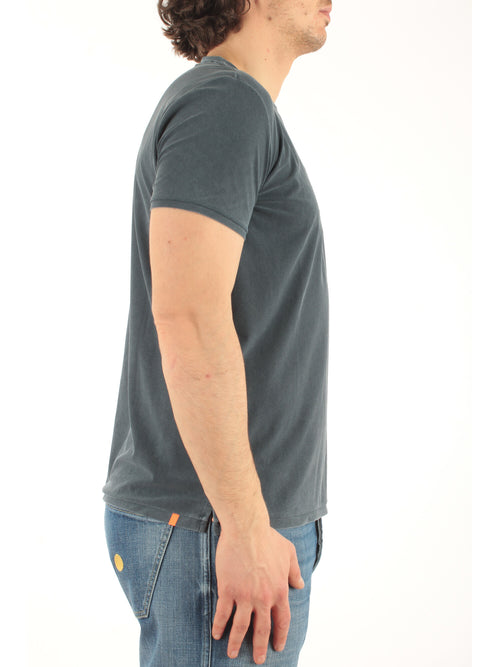 RRD- Roberto Ricci Designs TECHNO WASH PIQUE SHIRTY da uomo blue black