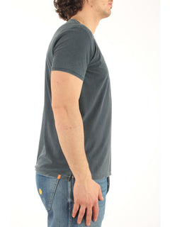 RRD- Roberto Ricci Designs TECHNO WASH PIQUE SHIRTY da uomo blue black