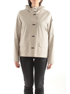 RRD Roberto Ricci Designs Giacca montecristo con cappuccio da donna white sand