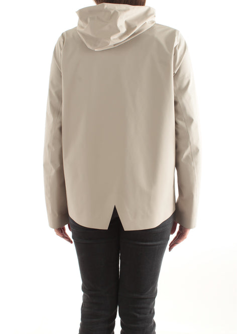 RRD Roberto Ricci Designs Giacca montecristo con cappuccio da donna white sand