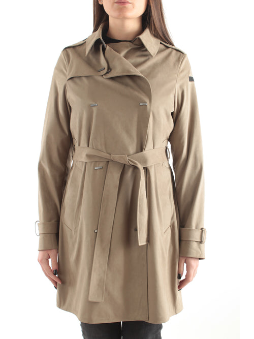 RRD Roberto Ricci Designs Trench doppiopetto con cintura da donna tabacco