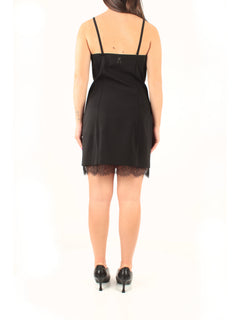Patrizia Pepe tubino mini in crêpe da donna nero